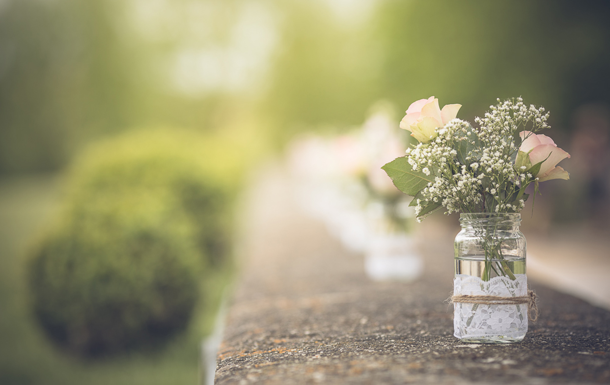 wedding reception flowers